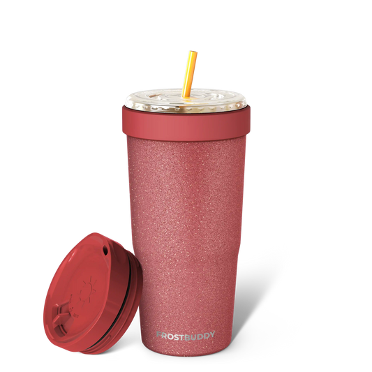 To-Go Buddy | Burgundy Glitz
