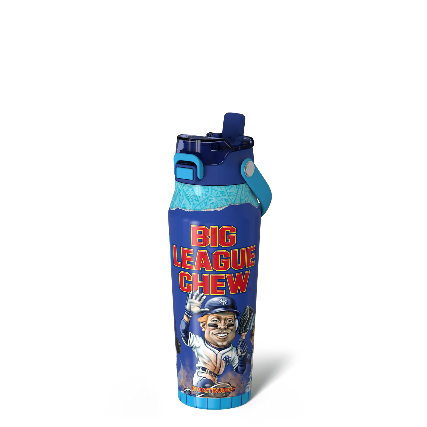 Bottle Buddy 24oz | Blue Raspberry Big League Chew